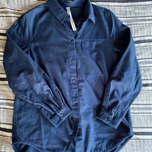 SOLD Navy Button Up Shirt